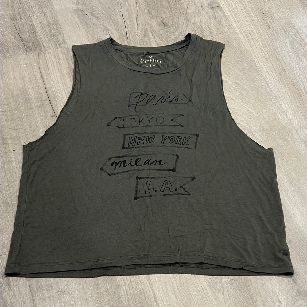 American Eagle Soft and Sexy Muscle Tee